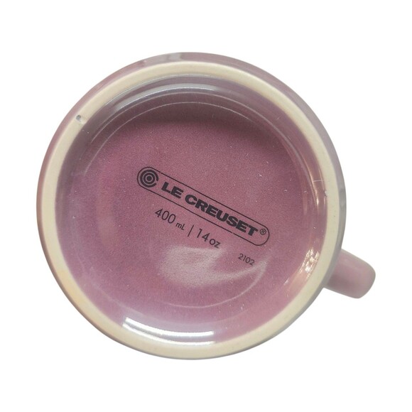 LE CREUSET  14-oz Stoneware Coffee Mug Replacement Ombre Plum Purple - Picture 6 of 6